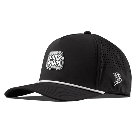 Girl Mom Curved 5 Panel Rope Black
