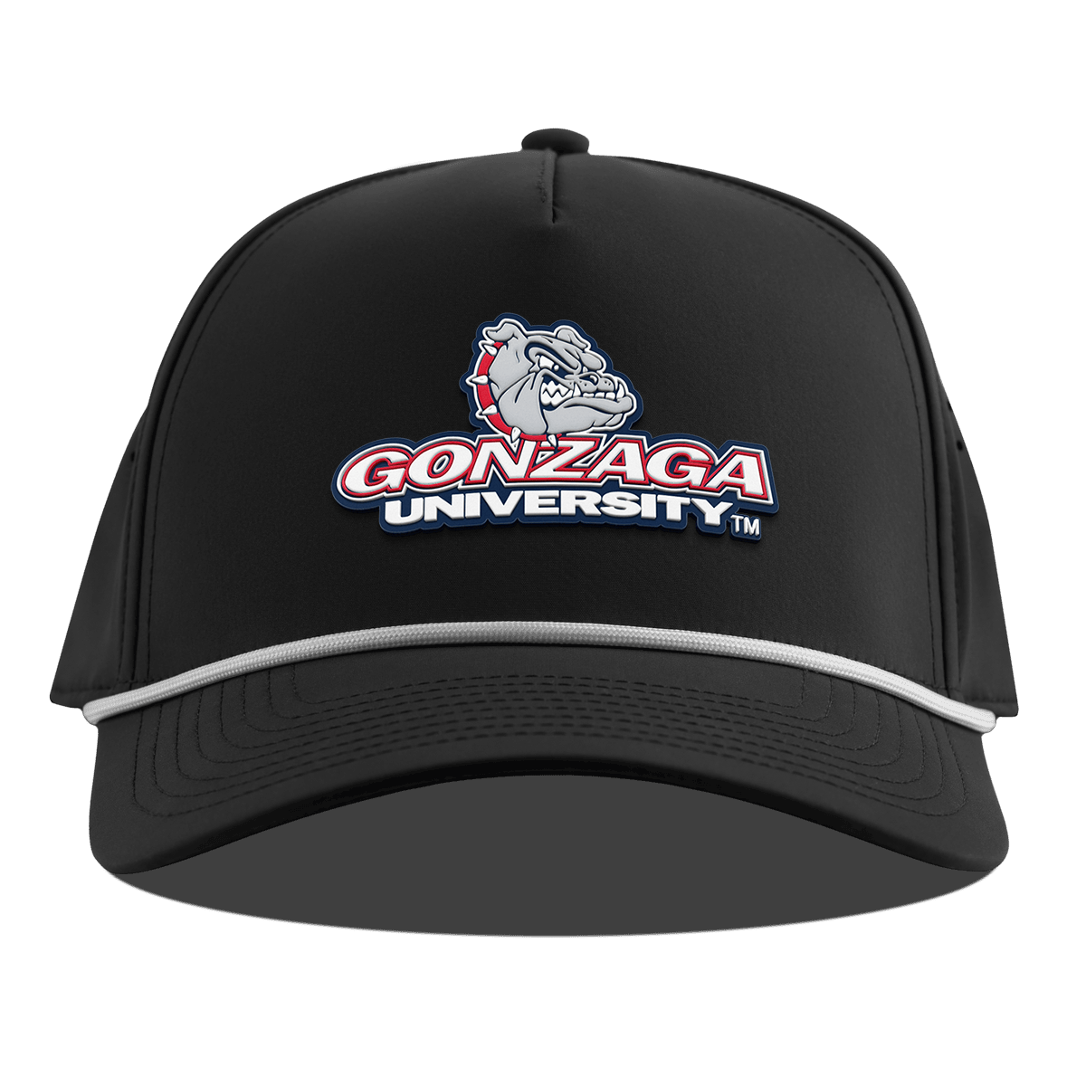 Gonzaga University "Gonzaga Team Logo" Curved 5 Panel Rope Black