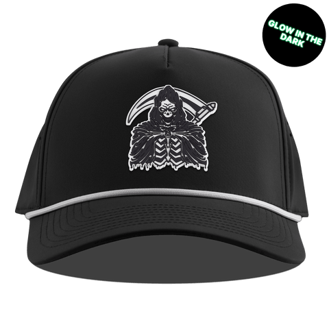 Grim Reaper Glow Curved 5 Panel Rope Black