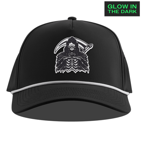 Grim Reaper Glow Curved 5 Panel Rope Black