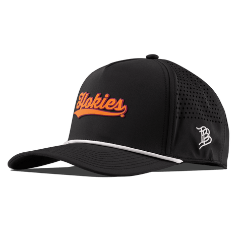 Virginia Tech University "Hokies Script" Curved 5 Panel Rope Black