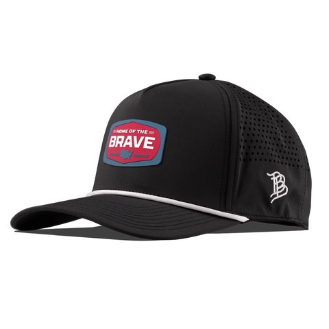 Home of the Brave Curved 5 Panel Rope Black