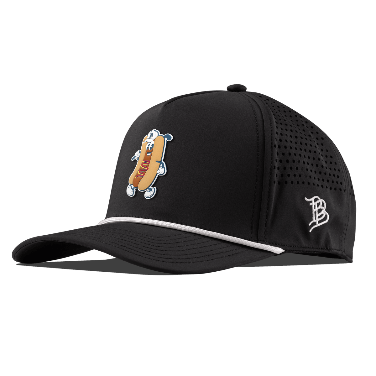 Hot Dog Buddy Curved 5 Panel Rope Black