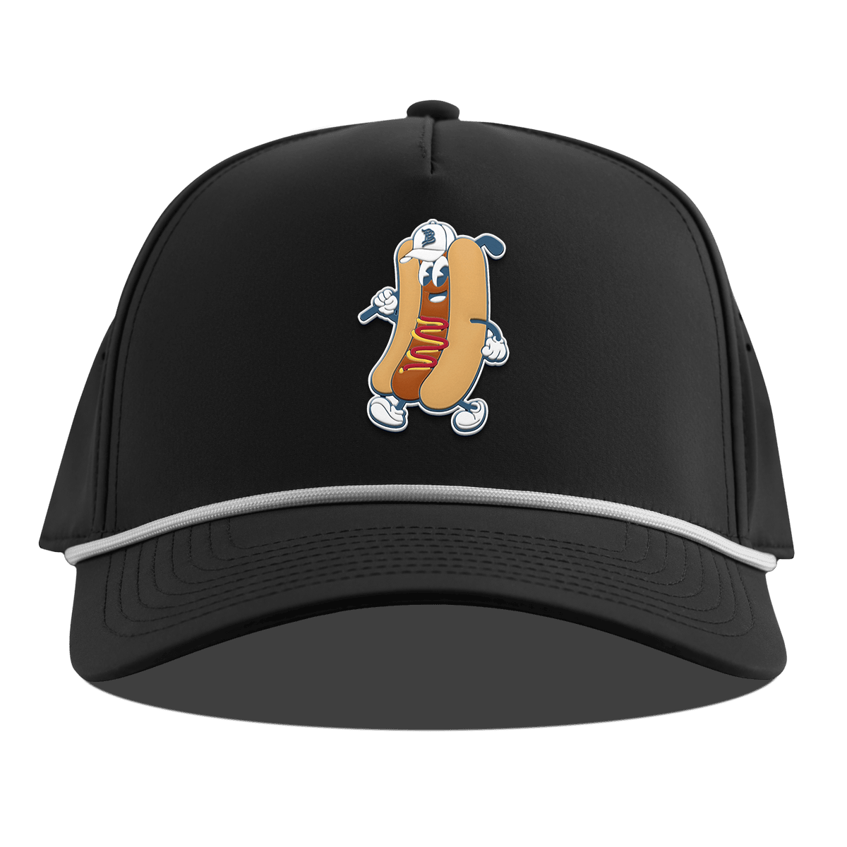 Hot Dog Buddy Curved 5 Panel Rope Black