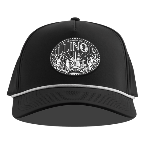 Illinois Traveler Curved 5 Panel Rope Black