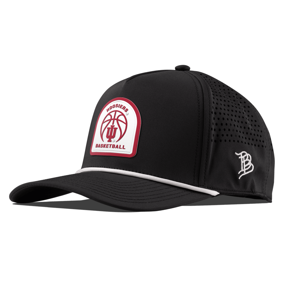 Indiana University "Indiana Basketball" Curved 5 Panel Rope Black