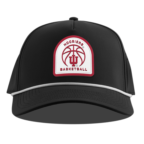 Indiana University "Indiana Basketball" Curved 5 Panel Rope Black