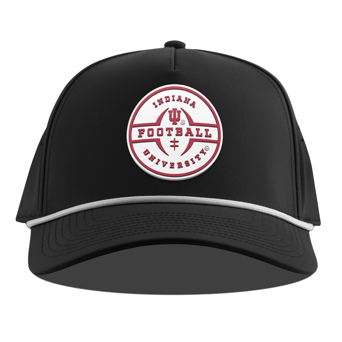 Indiana University "Indiana Football Legacy" Curved 5 Panel Rope Black