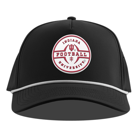 Indiana University "Indiana Football Legacy" Curved 5 Panel Rope Black