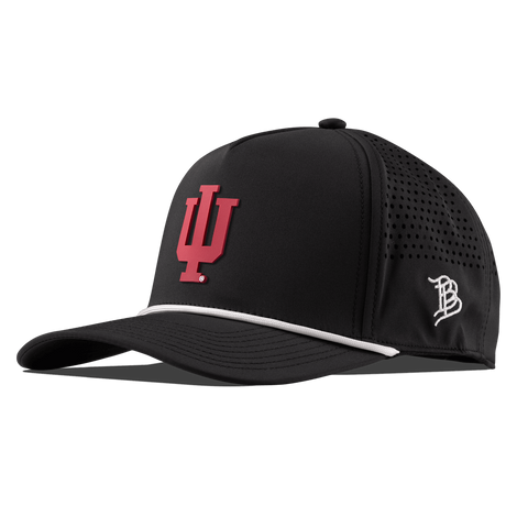 Indiana University "Indiana Team Logo" Curved 5 Panel Rope Black