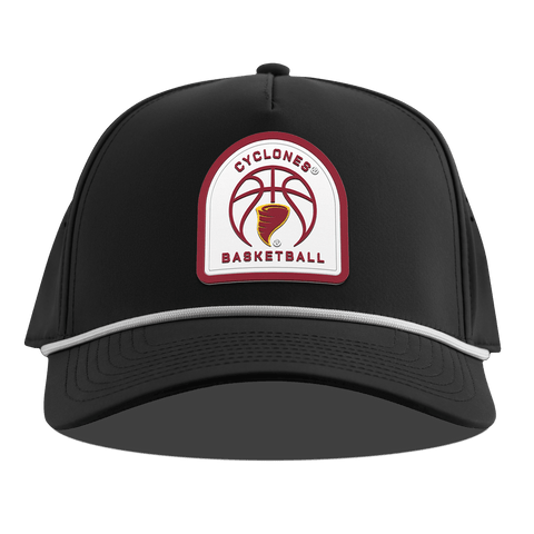 Iowa State University "Iowa State Basketball" Curved 5 Panel Rope Black