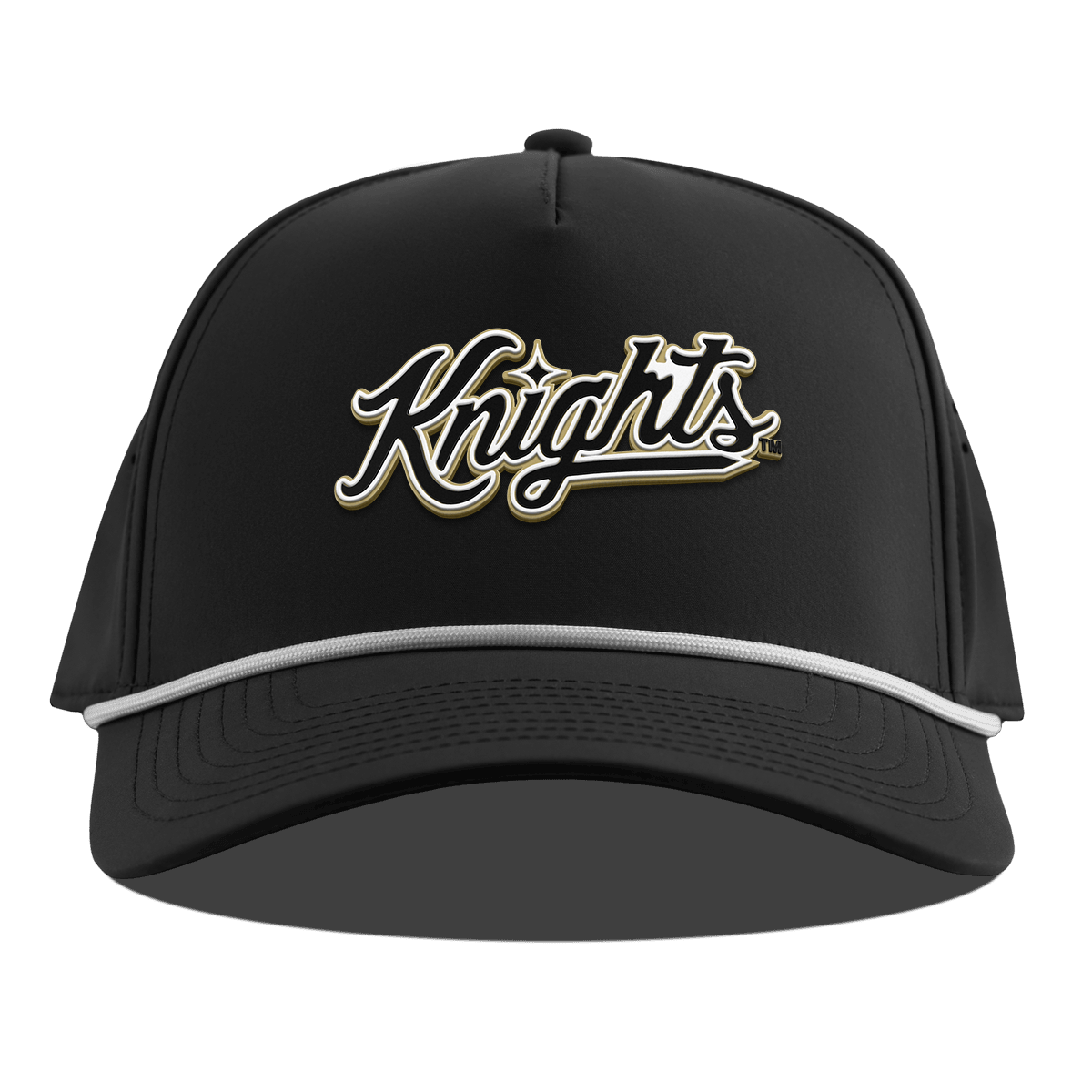 University of Central Florida "Knights Script" Curved 5 Panel Rope Black