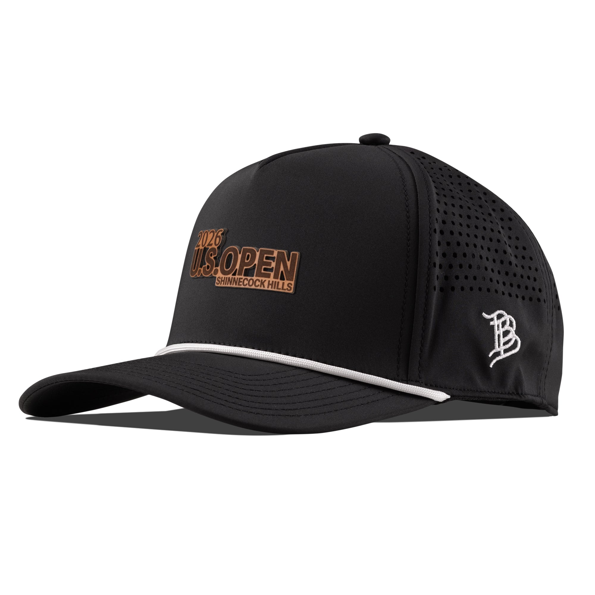 2026 U.S. Open Stacked Curved 5 Panel Rope Black