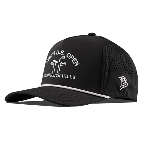 2026 U.S. Open Threaded Curved 5 Panel Rope Black