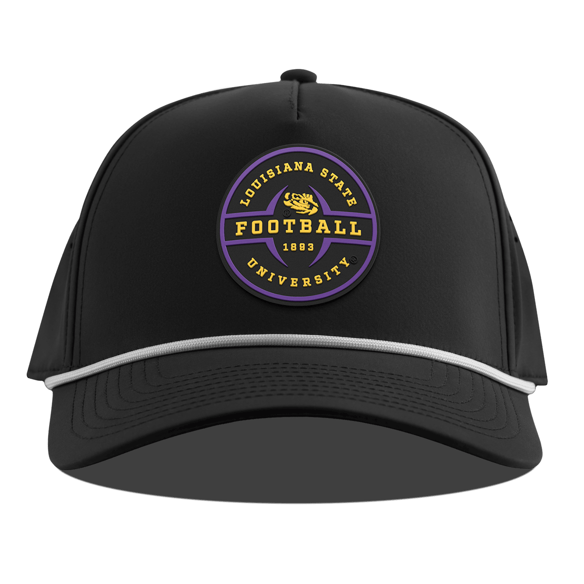 Louisiana State University "LSU Football Legacy" Curved 5 Panel Rope Black