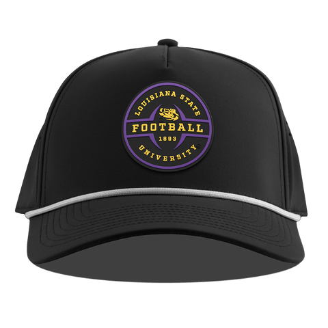 Louisiana State University "LSU Football Legacy" Curved 5 Panel Rope Black