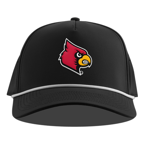 University of Louisville "Louisville Team Logo" Curved 5 Panel Rope Black