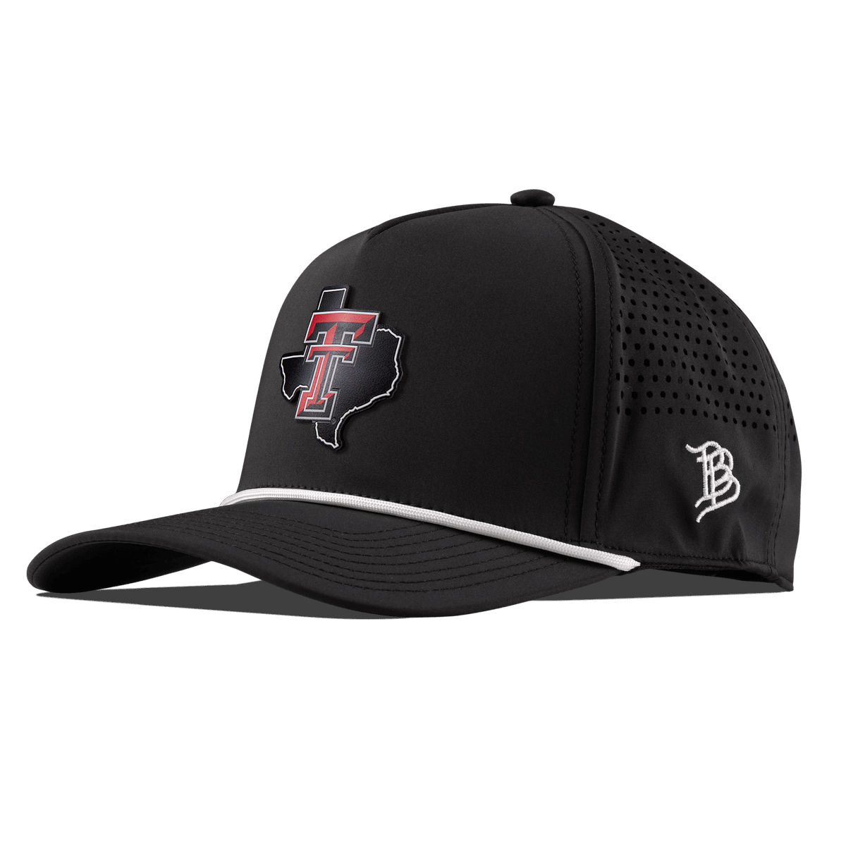 Texas Tech University "Lubbock Local" Curved 5 Panel Rope Black