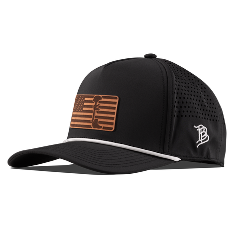 Memorial Curved 5 Panel Rope Black/White