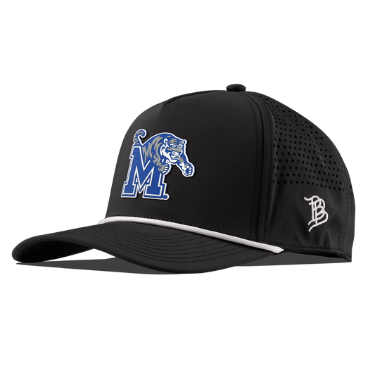 University of Memphis "Memphis Team Logo" Curved 5 Panel Rope Black