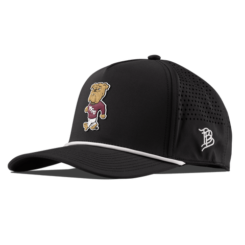 Mississippi State University "Mississippi State Bully" Curved 5 Panel Rope Black