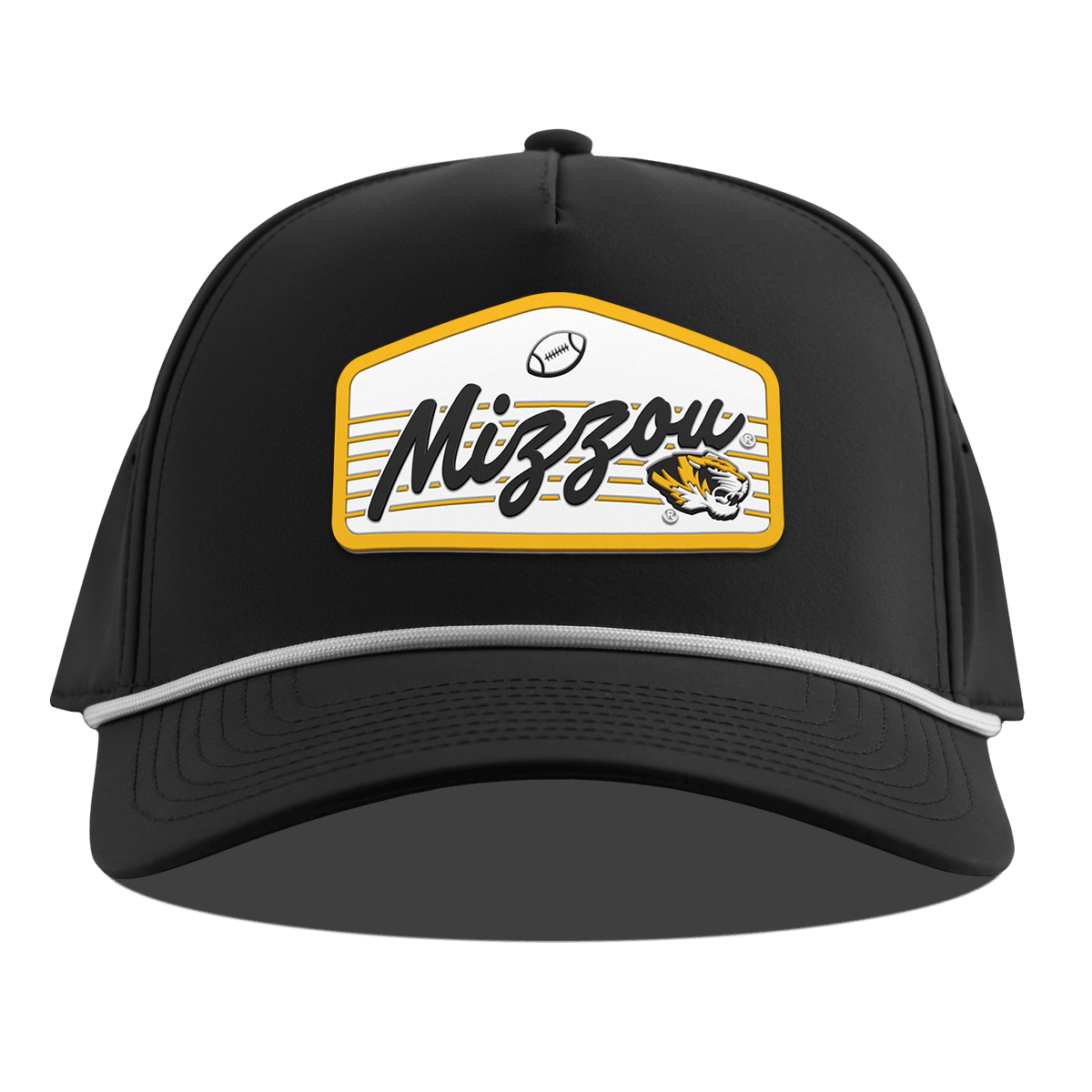 University of Missouri "Missouri Football Legacy" Curved 5 Panel Rope Black