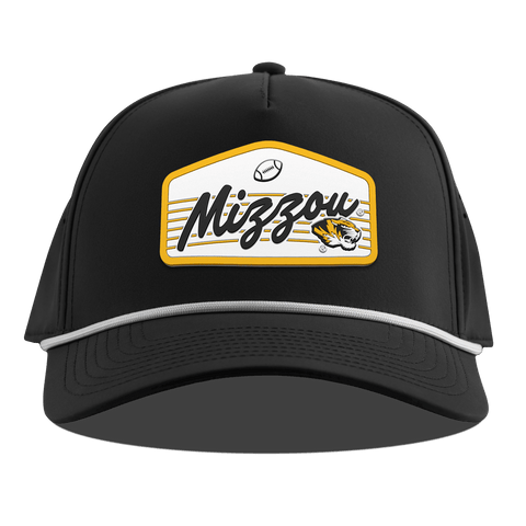 University of Missouri "Missouri Football Legacy" Curved 5 Panel Rope Black