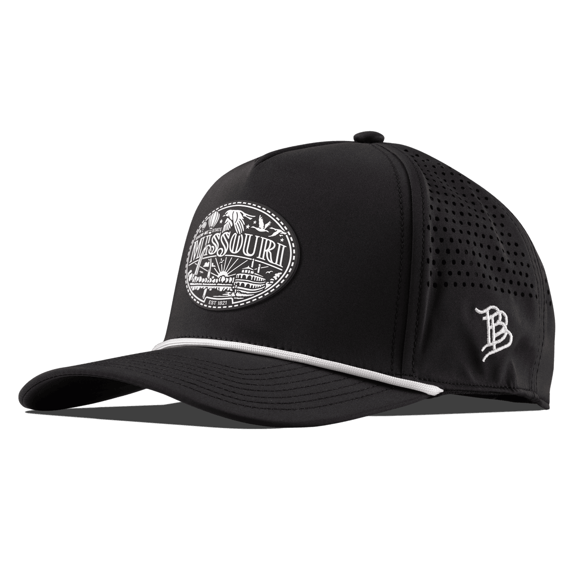 Missouri Traveler Curved 5 Panel Rope Black