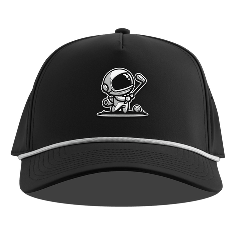 Moon Shot Curved 5 Panel Rope Black