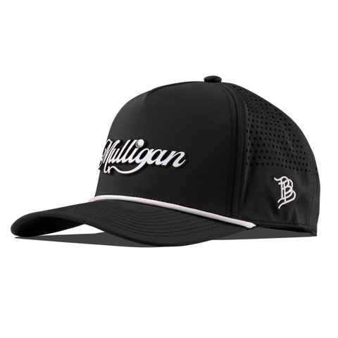 Mulligan Curved 5 Panel Rope Black/White