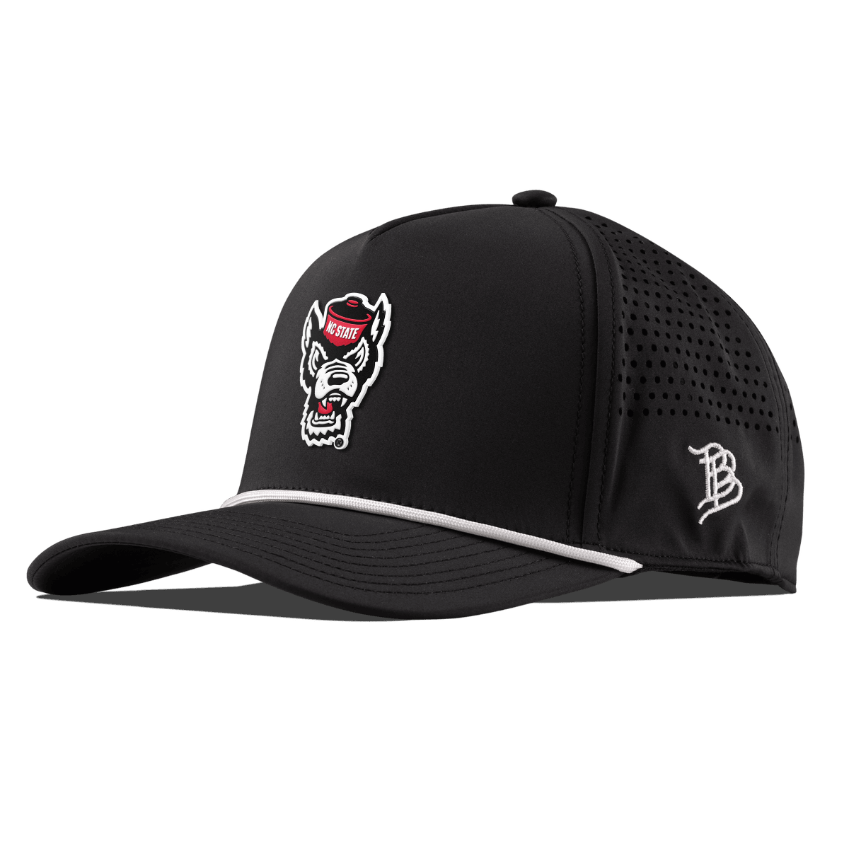 North Carolina State "NC State Team Logo" Curved 5 Panel Rope Black