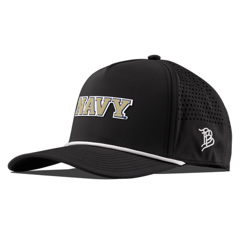 United States Naval Academy "Naval Academy Block" Curved 5 Panel Rope Black