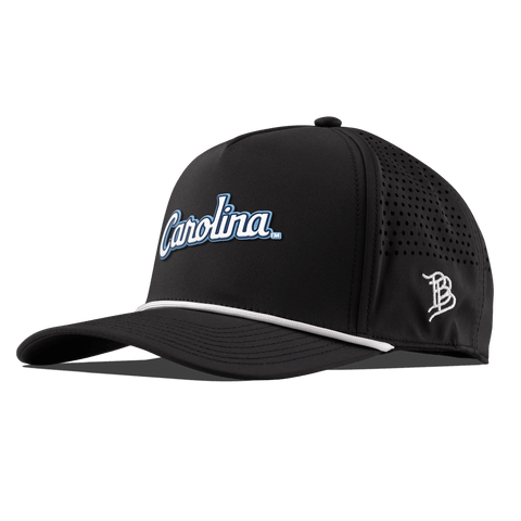 University of North Carolina "North Carolina Script" Curved 5 Panel Rope Black