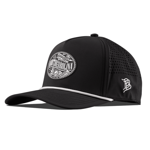 North Carolina Traveler Curved 5 Panel Rope Black