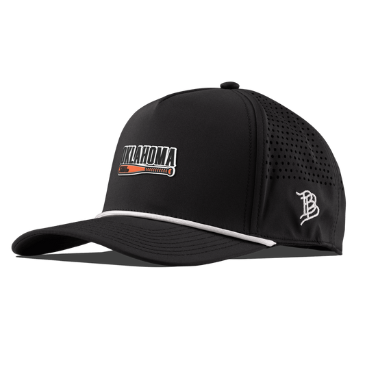 Oklahoma State University "OSU Baseball" Curved 5 Panel Rope Black
