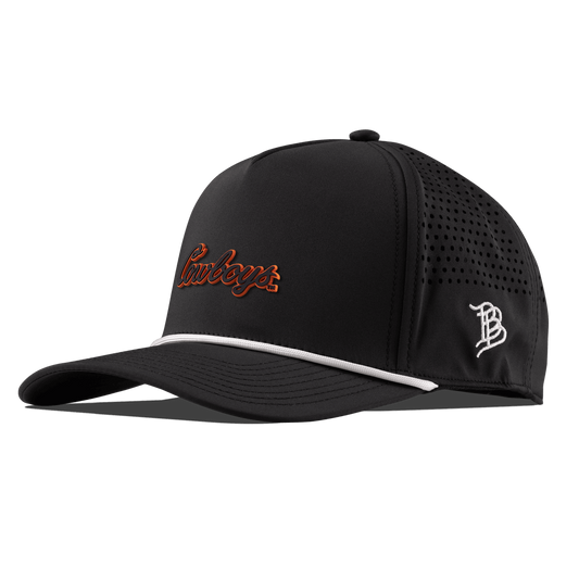 Oklahoma State University "Oklahoma State Cowboys" Curved 5 Panel Rope Black/White