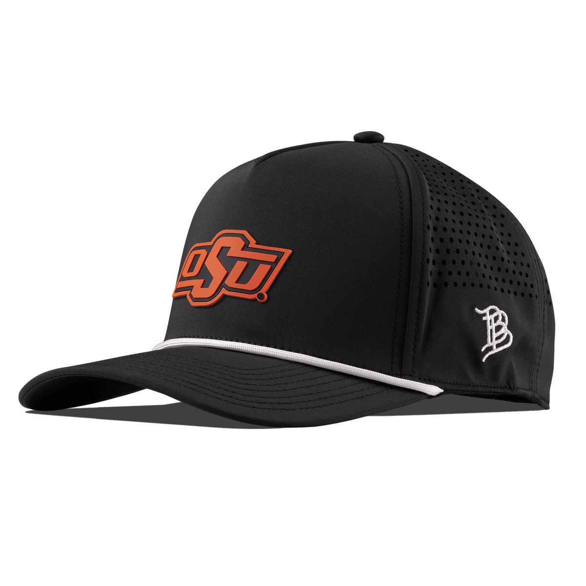 Oklahoma State University "OSU Team Logo" Curved 5 Panel Rope Black 