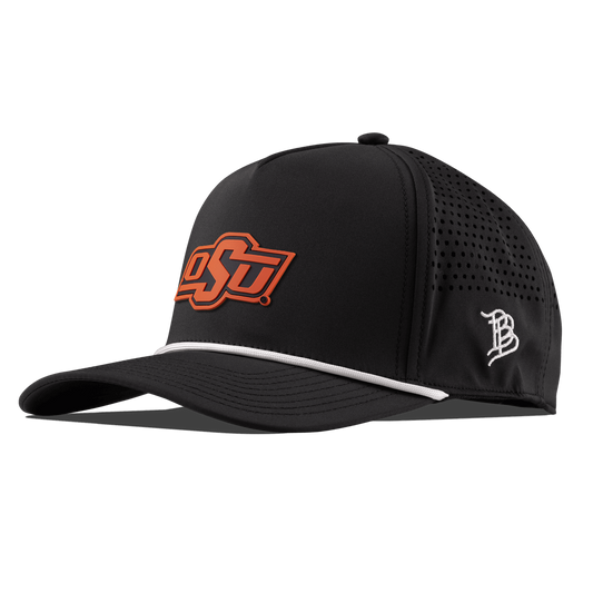 Oklahoma State University "OSU Team Logo" Curved 5 Panel Rope Black 