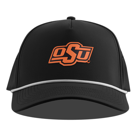 Oklahoma State University "OSU Team Logo" Curved 5 Panel Rope Black