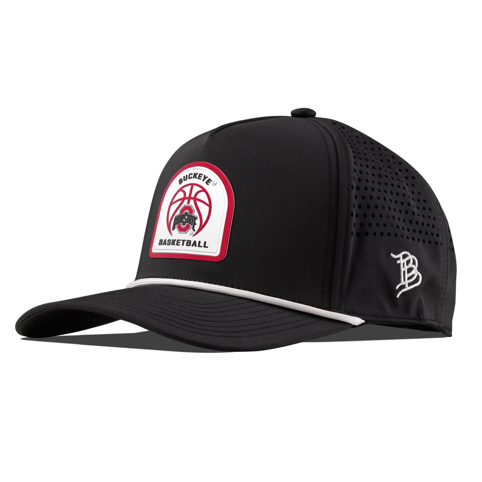 Ohio State University "Ohio State Basketball" Curved 5 Panel Rope Black