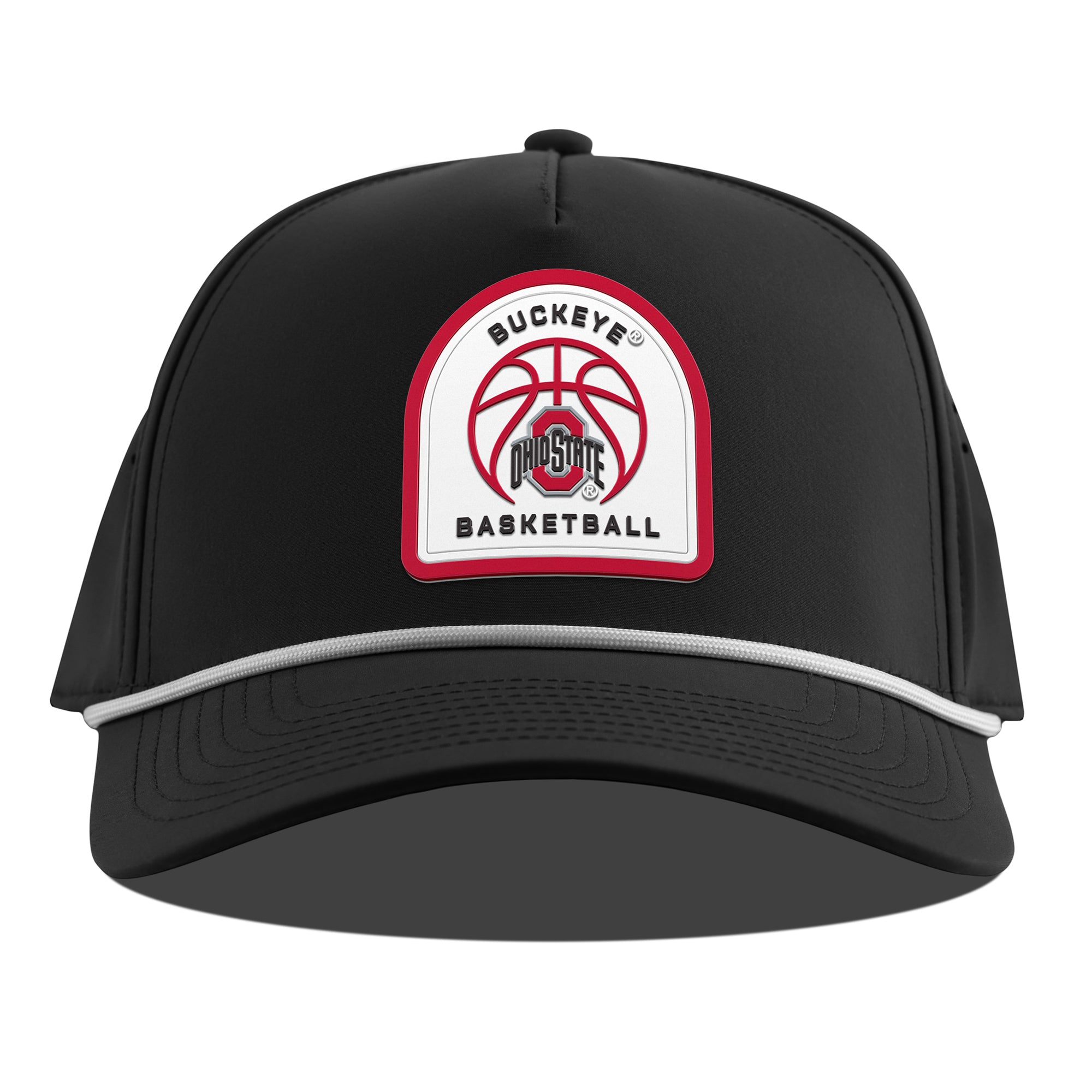 Ohio State University "Ohio State Basketball" Curved 5 Panel Rope Black