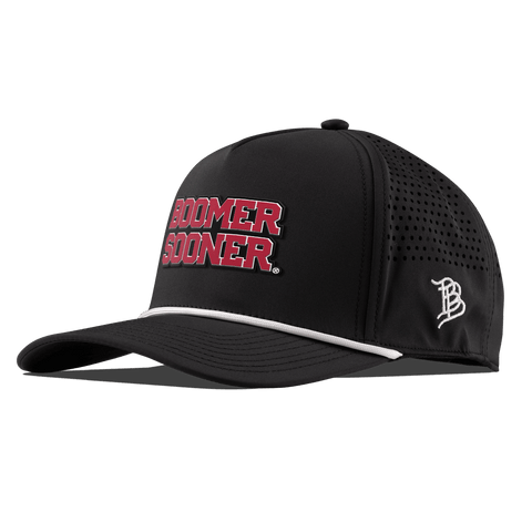 University of Oklahoma "Oklahoma Block" Curved 5 Panel Rope Black