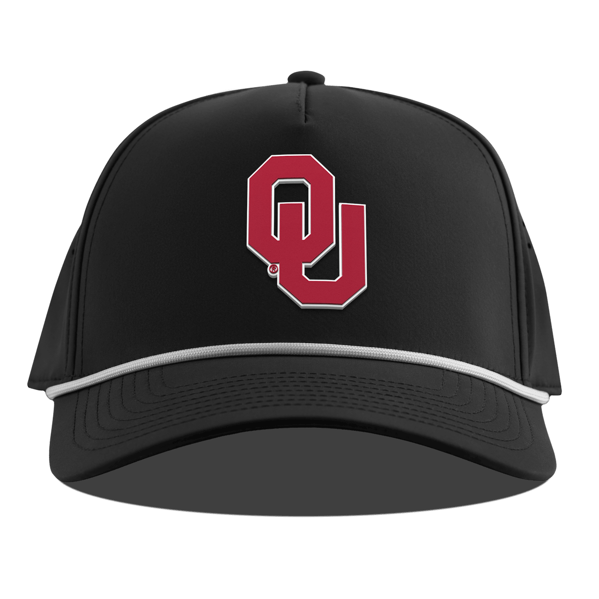 University of Oklahoma "Oklahoma Team Logo" Curved 5 Panel Rope Black