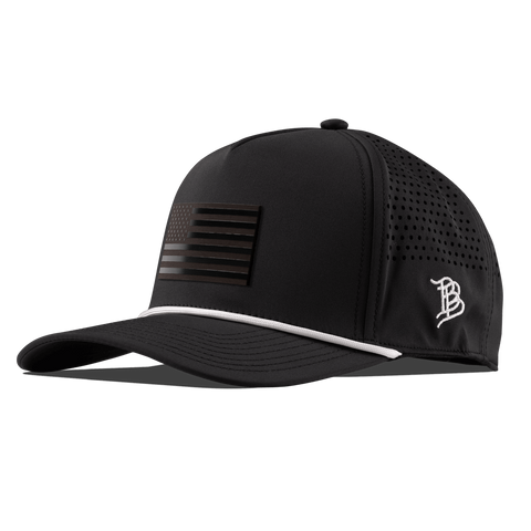 Old Glory Midnight Curved 5 Panel Rope Black/White