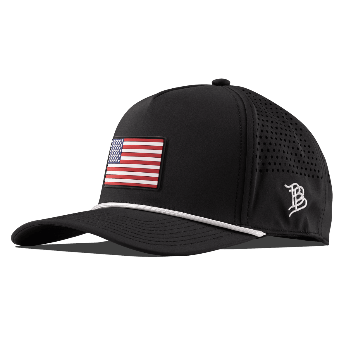 Old Glory PVC Curved 5 Panel Rope Black