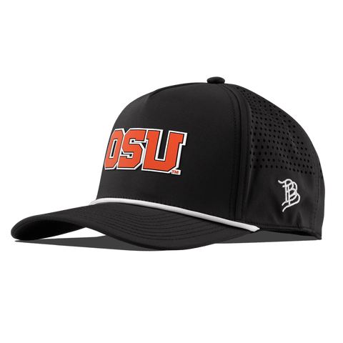 Oregon State University "Oregon State Block" Curved 5 Panel Rope Black