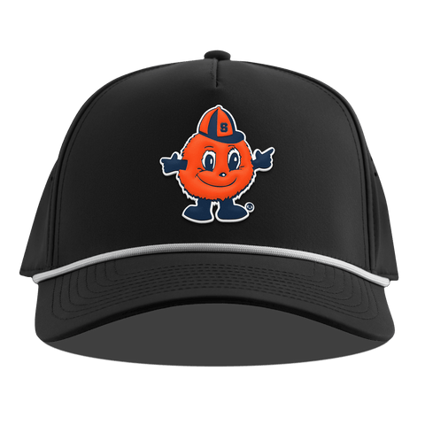 Syracuse University "Otto The Orange" Curved 5 Panel Rope Black