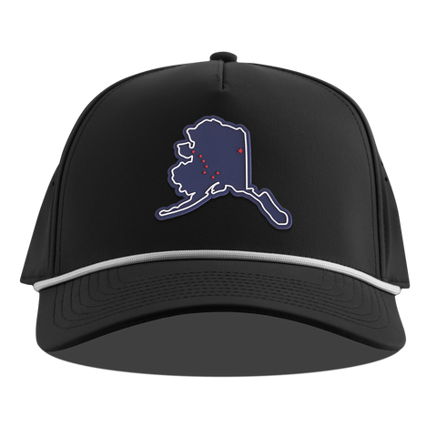 Alaska Patriot Series Curved 5 Panel Rope Black