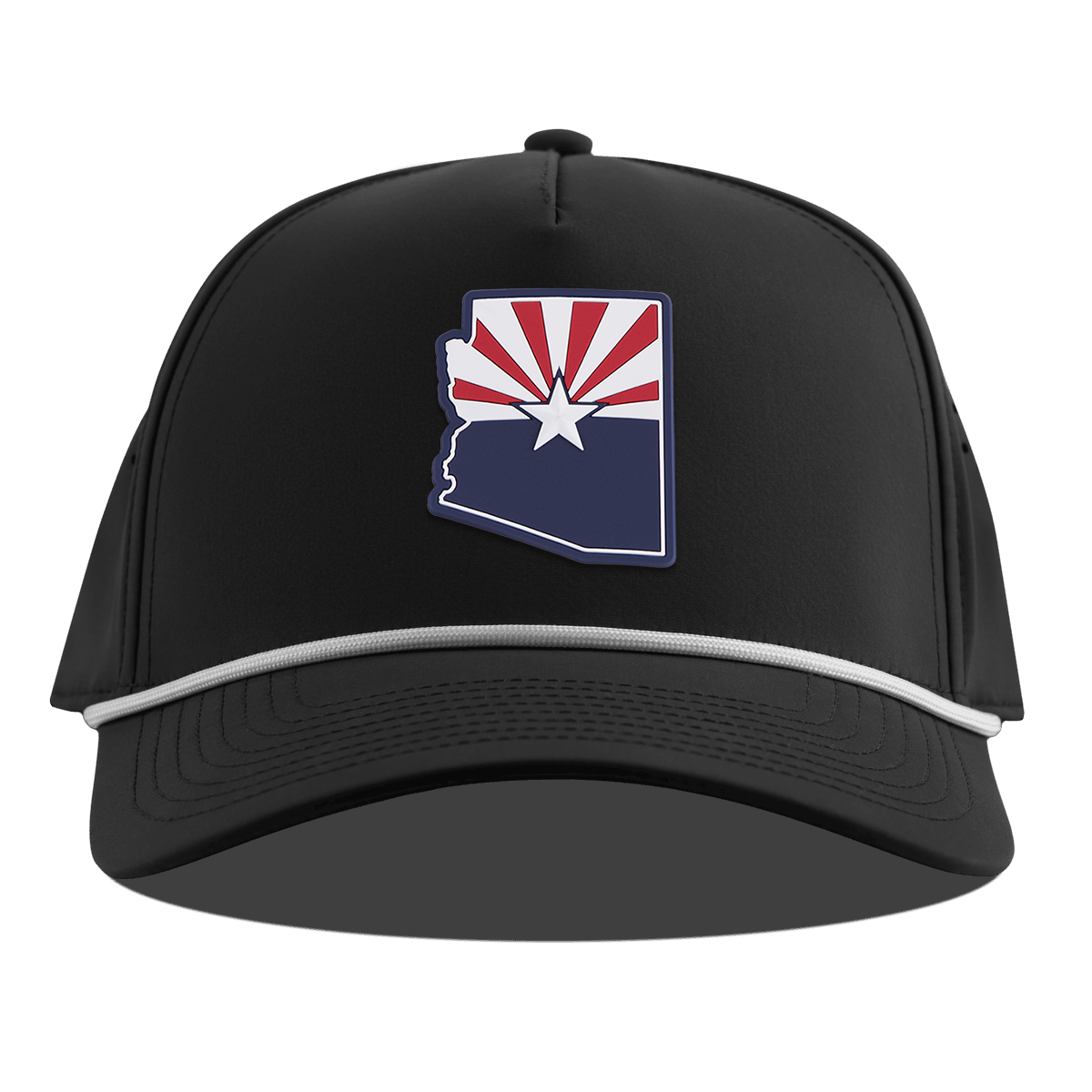 Arizona Patriot Series Curved 5 Panel Rope Black