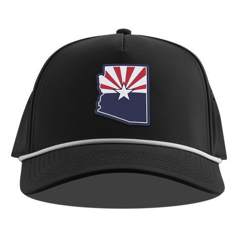Arizona Patriot Series Curved 5 Panel Rope Black